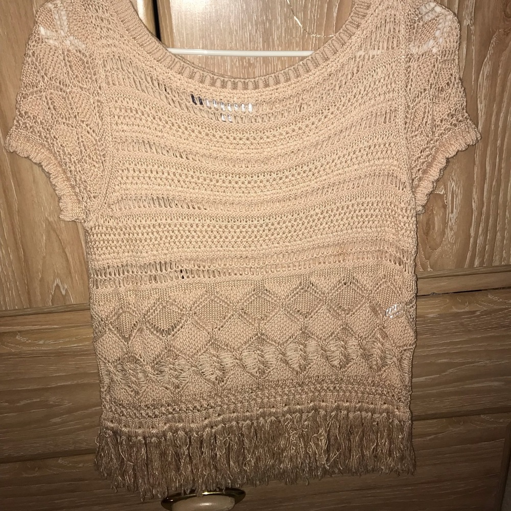 Jennifer Lopez Short Sleeve Sweater